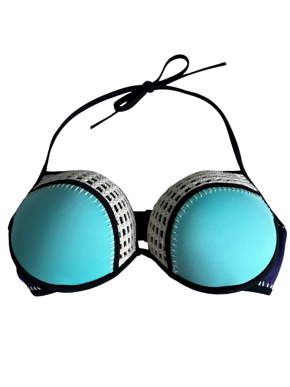 Victoria’s Secret The Hottie Halter Bikini Top. Size 34DD.